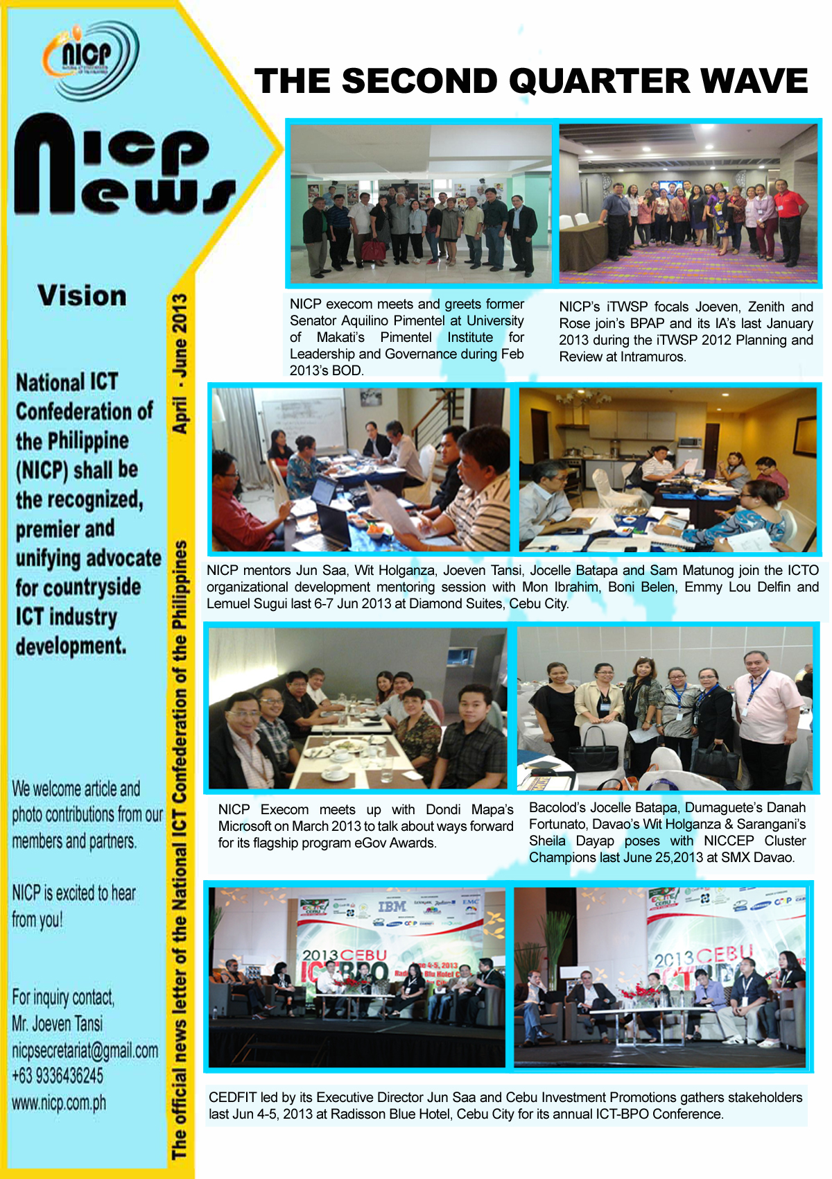 NICP Newsletter 2nd Issue